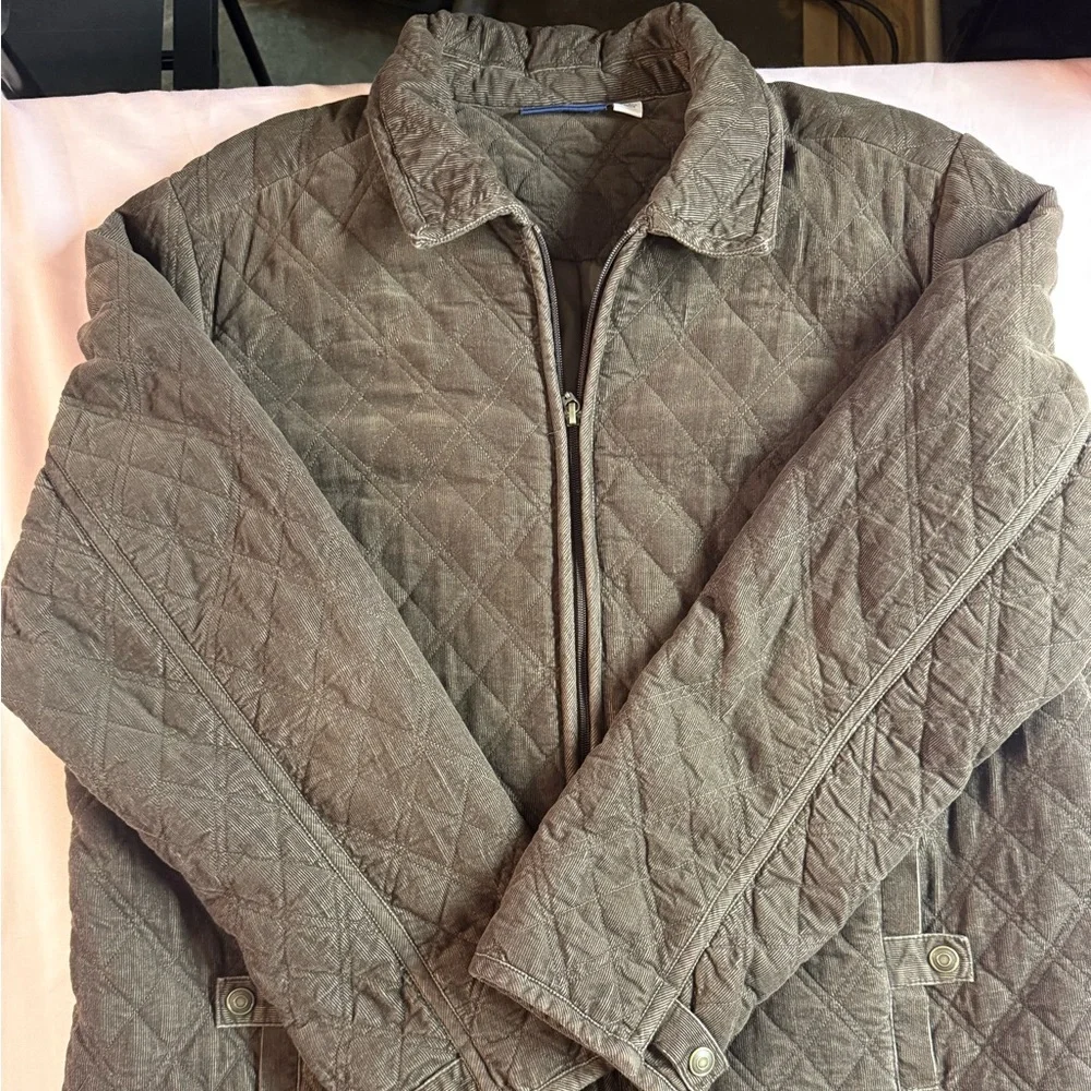 Croft & Barrow Quilted Jacket in Dark Brown - Picture 2 of 8